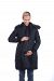 Modern Eternity MADISON 3-in-1 Long Quilted Maternity Puffer Coat Black - M