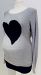 Noppies Maternity grey heart sweater - L