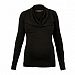 Queen Mum Maternity Black Cut and Sew Pullover Top - M