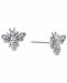 Giani Bernini Cubic Zirconia (1/8 ct. t. w. ) Bumble Bee Stud Earrings in Sterling Silver