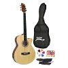 Pyle 39 Inch Beginner Jammer, Acoustic Guitar with Carrying Case and Accessories