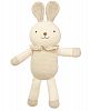 Organic Cotton Baby First Doll (No Dyeing Natural Organic Cotton) . . . (Lovely Lace Rabbit 11 inches)