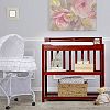 Dream On Me Zoey 3-in-1 Convertible Changing Table, Cherry