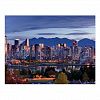 Vancouver skyline in front of North Shore Mountain Postcard