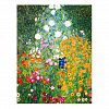 Gustav Klimt Flower Garden Postcard