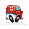 Mail Truck Canada Postcard