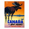 Vintage Travel Poster For Canada Postcard