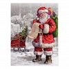 Santa Claus Checking His List Twice Postcard