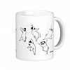 Dancing Pugs Coffee Mug