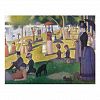 Georges Seurat - A Sunday on La Grande Jatte Postcard