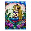 Clamshell Mermaid Fantasy Fairy Art Postcard