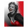 Red Dots Marilyn Postcard