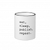 Eat, sleep, publish, repeat - Coffee mug