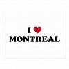 I Heart Montreal Canada Postcard