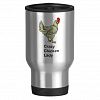 Crazy Chicken Lady Travel Mug