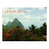 Saint Lucia Pitons Postcard