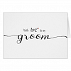 With Love To My Groom Wedding Day Card