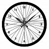 Bicycle Wheel clock with numbers