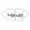 Hubby and Wifey Couple's Mug Set