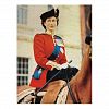 Queen Elizabeth II at the Trooping of the colour Postcard