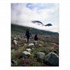 Hikers in Auyuittuq National Park, NWT, Canada Postcard
