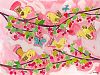 Oopsy Daisy Cherry Tree Birdies by Winborg Sisters Canvas Wall Art, 40 by 30-Inch
