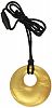 Stimtastic Chewable Silicone Round Pendant Nontoxic BPA and Phthalate Free, Gold by Stimtastic