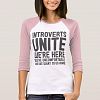 INTROVERTS UNITE We're Here We're Uncomfortable. . . T-shirt