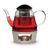 RSVP Glass Teapot and Stainless Steel Warmer [Kitchen]