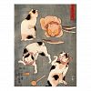 Kuniyoshi Cats Postcard