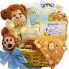 Monkey Business New Baby Gift Basket, Neutral Boy or Girl