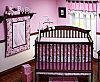 NOJO Simply Baby Metro Pink Nursery Window Treatment Valance by Crown Crafts