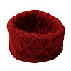 Children Soft Ribbed Knit Circle Loop Scarf Pullover Warm Scarf Muffler