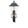 3-Light Oxidized Bronze Outdoor Post Lantern
