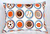 Bacati Modern Sports Decorative Pillow