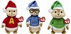 TY Beanie Babies - Alvin & the Chipmunks Set of 3 (Alvin, Simon & Theodore with Holiday Hats)