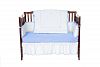 Baby Doll Unique Crib Bedding Set, Blue