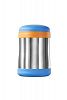 QUARANTASETTIMANE BabyFood Container Thermique pour Bouillies Bleu/Orange 400 ml