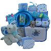 Eli The Elephant Baby Gift Basket, Blue Boys