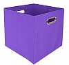 Modern Littles Storage Bin Color Pop Solid Purple
