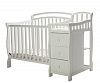 Dream On Me Casco 3 in 1 Mini Crib and Dressing Table Combo White