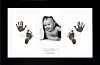 Anika-Baby BabyRice Cadre photo avec kit encre pour réalisation d'empreintes bébé Étain/passe-partout blanc Noir