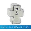 Lesser and Pavey - Little Treats Silver Plated Cross Money Box for Girl by Lesser and Pavey - Little Treats