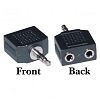 CableWholesale 2 X 3.5mm Stereo Female/3.5mm Stereo Male Adaptor (125-9-N)