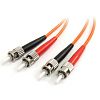 StarTech. com 2m Fiber Optic Cable - Multimode Duplex 62.5/125 - LSZH - ST/ST - OM1 - ST to ST Fiber Patch Cable