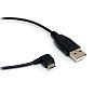 STARTECH COM UUSBHAUB6RA 6 Ft Micro USB Cable A To Right Angle Micro B HEC0NKPKS-1610