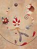 Oopsy daisy, Fine Art for Kids Vintage Circus Clown Stretched Canvas Art by Sarah Lowe, 18 by 24-Inch