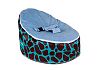 Totlings Snugglish Meadows Velvet Top Baby Lounger, Teal with Blue by Totlings