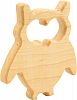 Wooden Owl Baby Teether - Made in Toronto Canada - Free Shipping