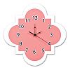 Trend Lab Quatrefoil Wall Clock, Coral